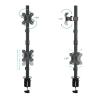 Tooq DB1233TNV-B Soporte mesa 2 brazos vertical