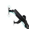 Tooq Soporte Pared LP1434TNR-B 2 brazo 13-34 Negro
