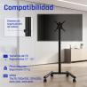 iggual SRTV55 Soporte TV suelo ruedas 13"-55" 20kg
