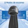 iggual Lector código barras 1D USB botón soporte
