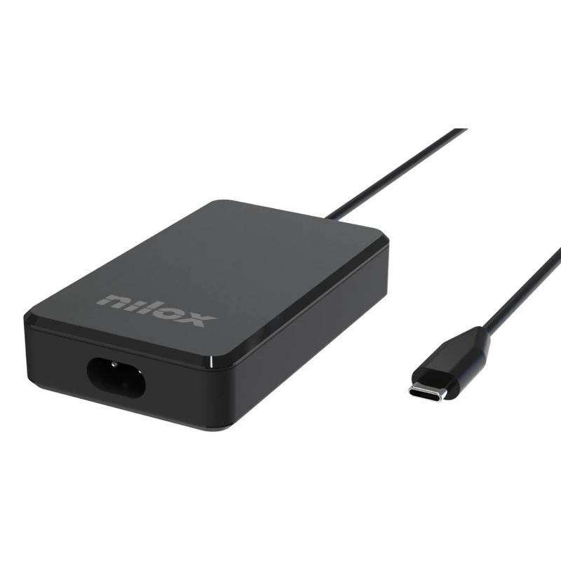 NILOX Alimentador gan usb-c para portátil - 65w
