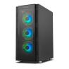 NOX Semitorre Hummer AERO ARGB Negr x4 Vent. 140mm