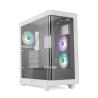 NOX Semitorre HUMMER ETHER Cristal Curvo Negro&Bla