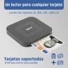 iggual Lector DNI SIP tarjetas ID USB-A / tipo C