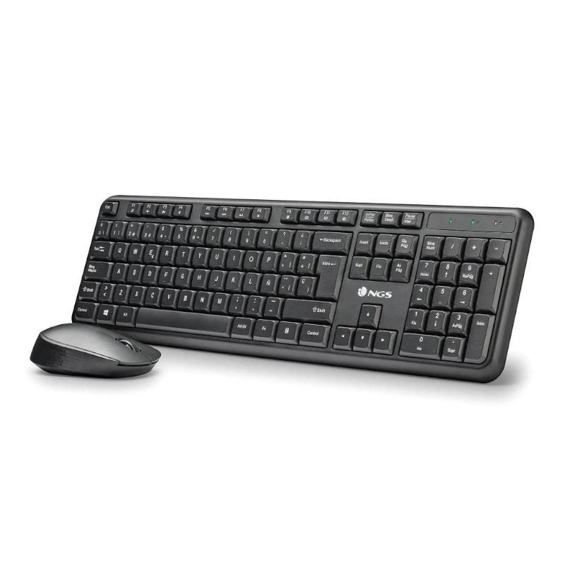 NGS Kit teclado+raton Harmony Inalámbrico 12 Tecla