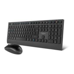 NOX LITE DUO Teclado+Ratón Inalámbrico Negro