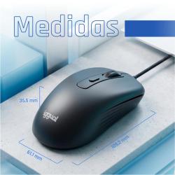 iggual Ratón USB OFFICE-ESSENTIAL-4D 2400DPI