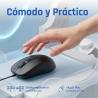 iggual Ratón USB OFFICE-ESSENTIAL-4D 2400DPI