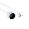 Nanocable Cable Alim. Alargador schuko blanco 2 M