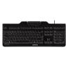 Cherry Teclado+lector chip integrado (DNIe) Negro