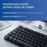 iggual Teclado USB compacto TKL Slim TKL-USB negro