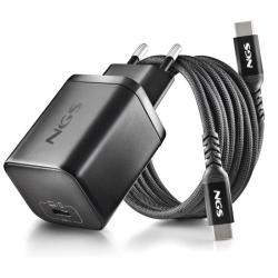 NGS PACK CARGA USBC 65W+CABL 1,5M+5 CLAVIJ HP