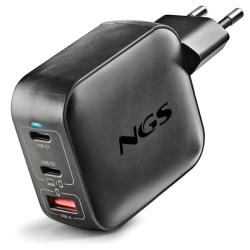 NGS CARGADOR GAN PARED ULTRARAPIDO 100W 3 P