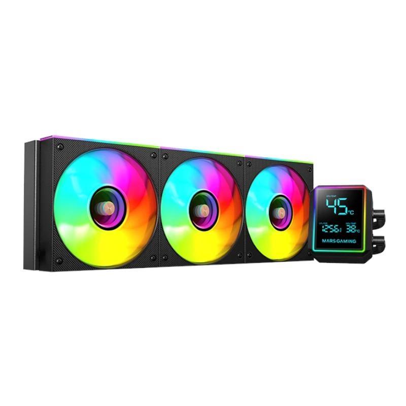 MARS GAMING Refrig. Líquida MLLCDPRO240 AIO Negro