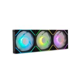 MARS GAMING Ventilador MF3A 120MM 3IN1 ARGB Negro