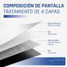 iggual Pantalla manual 1:1 112" 200x200 cm