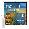 iggual Pantalla eléctrica 1:1 112" 200x200 cm