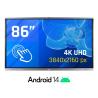 iggual Pantalla interactiva 4K ORCHID 86" Webcam