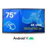 iggual Pantalla interactiva 4K ORCHID 75" Webcam