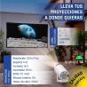 iggual Pack mini proyector + pantalla 120" plegabl