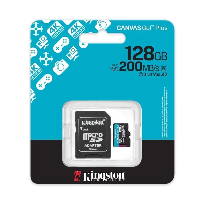 Kingston microSD Canvas Go! Plus 4 64GB 200 MB-s