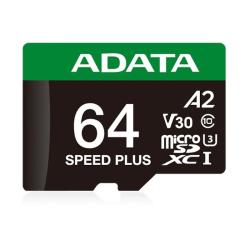 ADATA Speed Plus microSDXC UHS-I 64GB U3 V30 A2