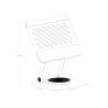 Tooq Soporte mesa 360º dispositivos hasta 13" Gris
