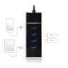 Ewent E1137 HUB USB TIPO C 4 PUEROS USB 3.1