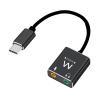 Ewent Cable adaptador de audio USB tipo C/ Jack