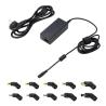 EWENT Cargador Auto. Univer Notebook 65W 10 Puntas