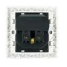 Nanocable Base de enchufe pared schuko+2USB 2.4A