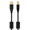 Nanocable Cable USB 2.0 Impresora Ferrita  3.0 M