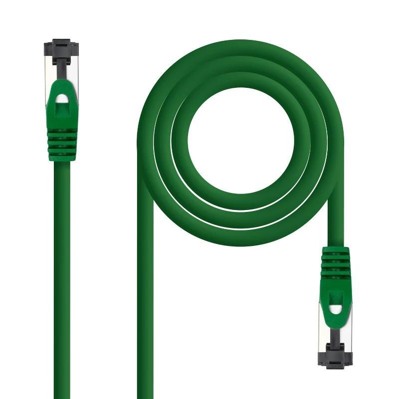 Nanocable Cable red Cat. 8.1 2GHZ SSTP Verde 2m