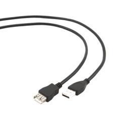 Gembird Cable de Extensión USB de 4,5 Mts Ngr