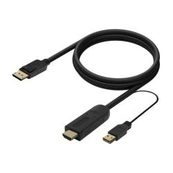 Aisens Conversor Activo HDMI A/M DP V1.2/M 1.8m