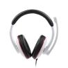 Gembird Auriculares control de volumen blanco