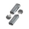Aisens Lector Tarjetas SD MSD MMC RS-MMC MMCM USBC