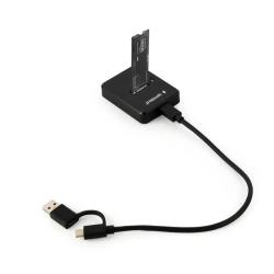 Gembird Estación SSD USB Type-C M.2 SATA y NVME