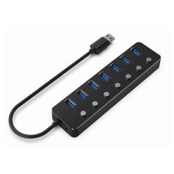 Gembird HUB USB 3.2 (Gen 1) de 7p c/ interruptores