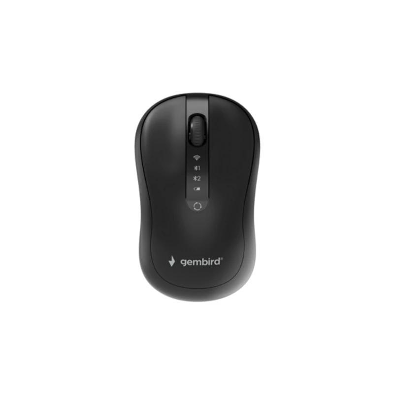 Gembird Ratón inalámbrico de 4 botones y modo dual