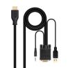 Nanocable Conversor VGA+Audio a HDMI M-M 1,8 m