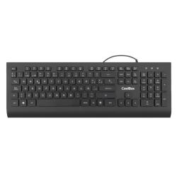 COOLBOX Teclado Flatpro  usb 1.8M silencioso