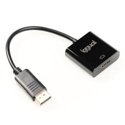 iggual Adaptador DisplayPort (M) a HDMI (H) 4K UHD