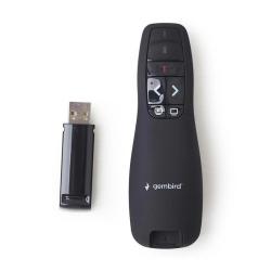 Gembird Presentador Inalámbrico Puntero Láser USB