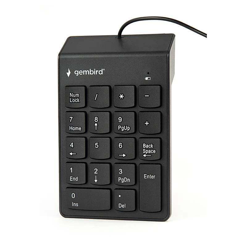 Gembird Teclado Numérico por cable USB Negro