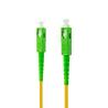 Nanocable Cable fibra SC/APC LSZH Amarillo 5m