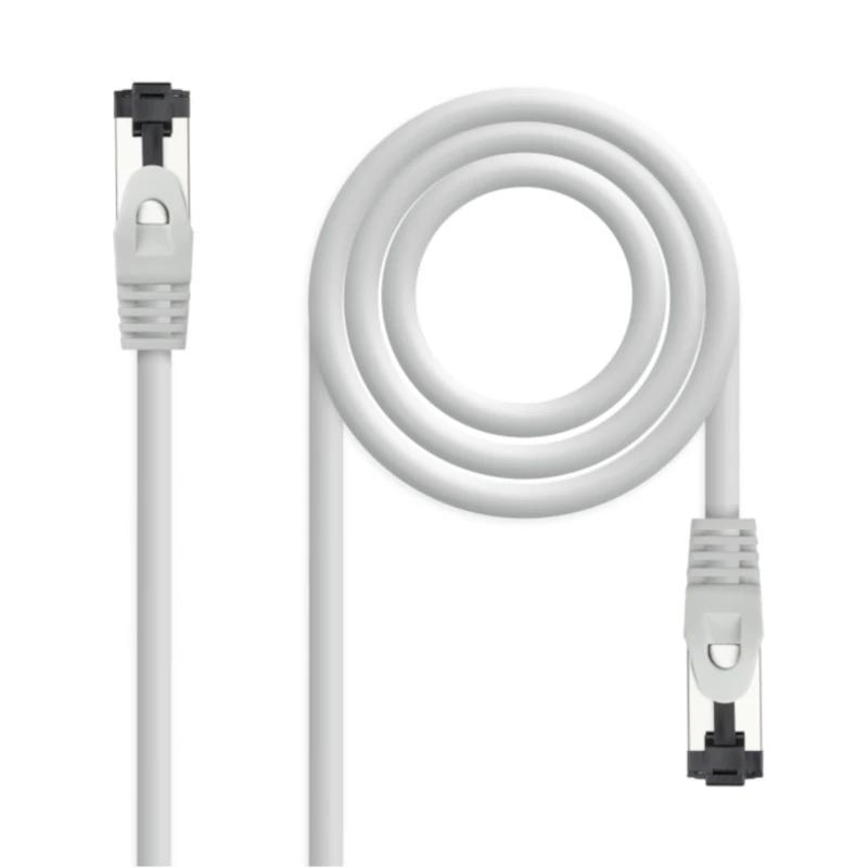 Nanocable Cable red Cat. 8.1 2GHZ SSTP Blanco 1m
