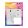 Nanocable Cable red Cat. 8.1 2GHZ SSTP Blanco 2m