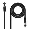 Nanocable Cable red Cat. 8.1 2GHZ SSTP Negro 5m
