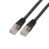 Aisens Latiguillo RJ45 CAT.6 UTP AWG24 negro 0.5m